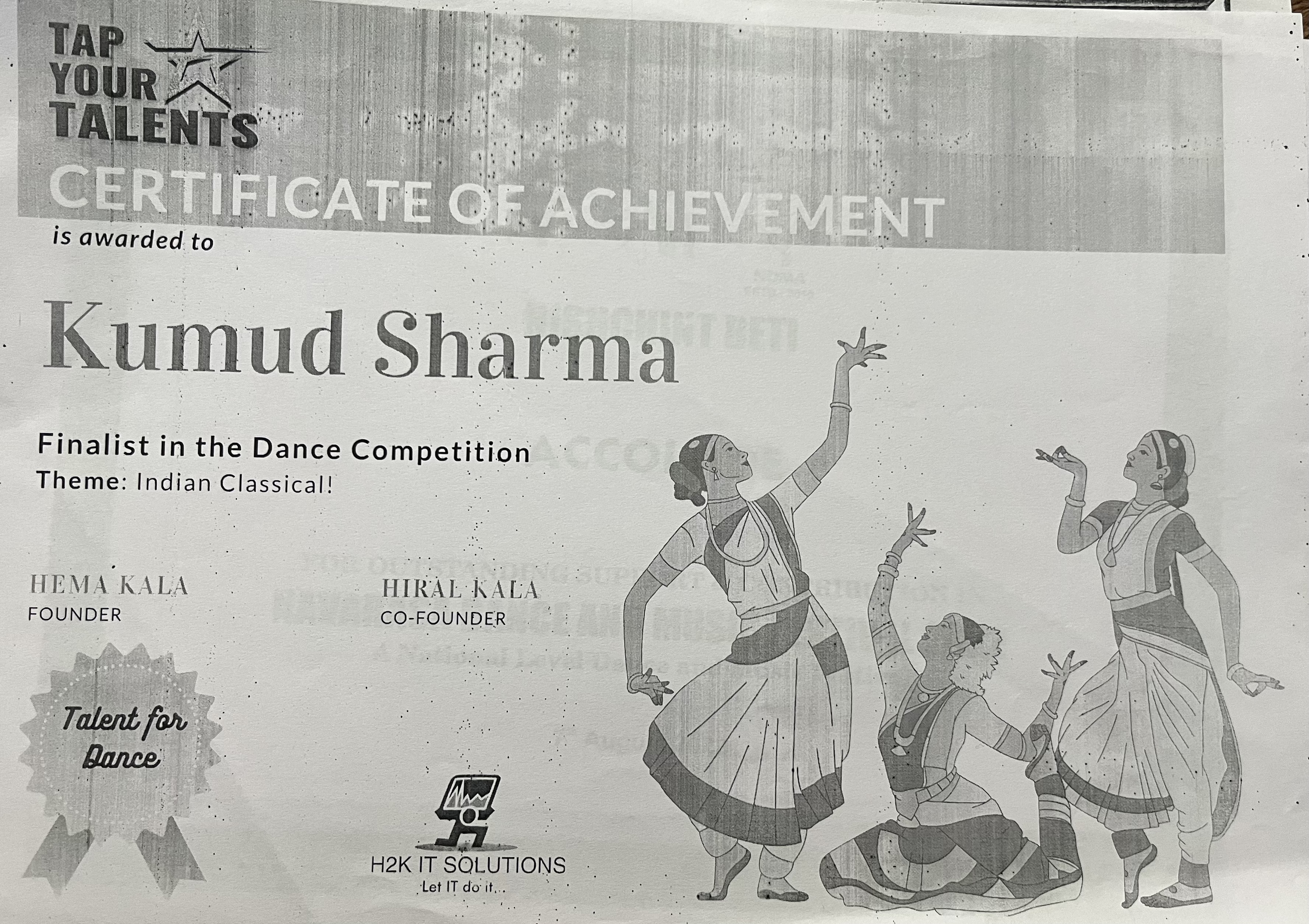 Certificate of Achievement